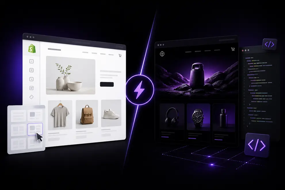 shopify theme versus custom shopify development comparison