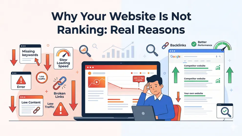why your website is not ranking real reasons
